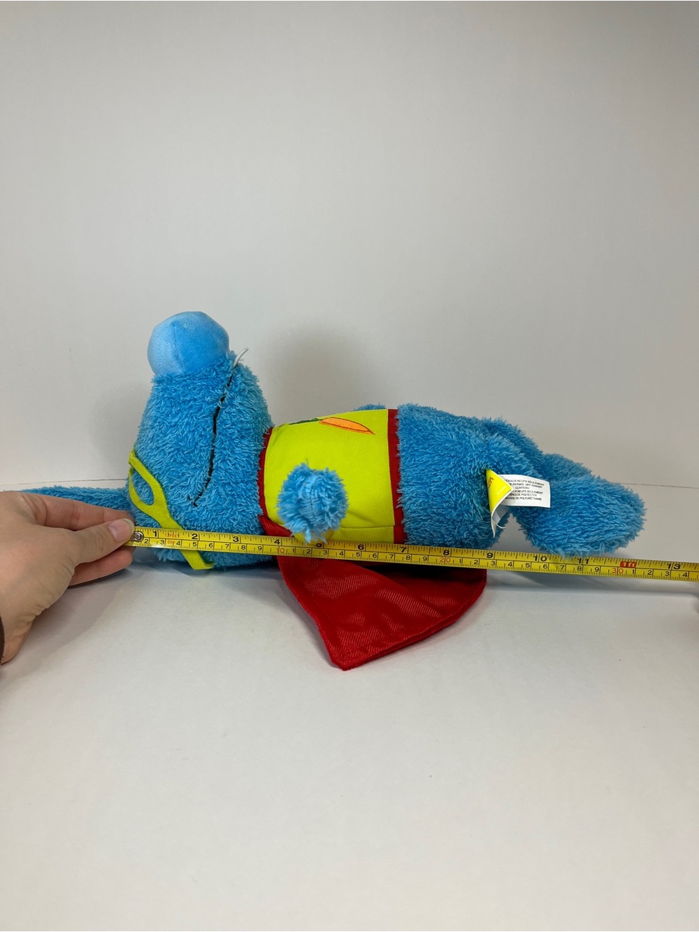 Disney Store Blue Bunny Town Plush Cape Mask Superhero Carrot 12" Rare HTF Toy - Picture 3 of 14